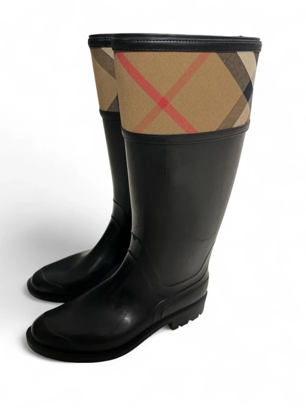 Burberry — Nova check Rubber Rain-boot #683